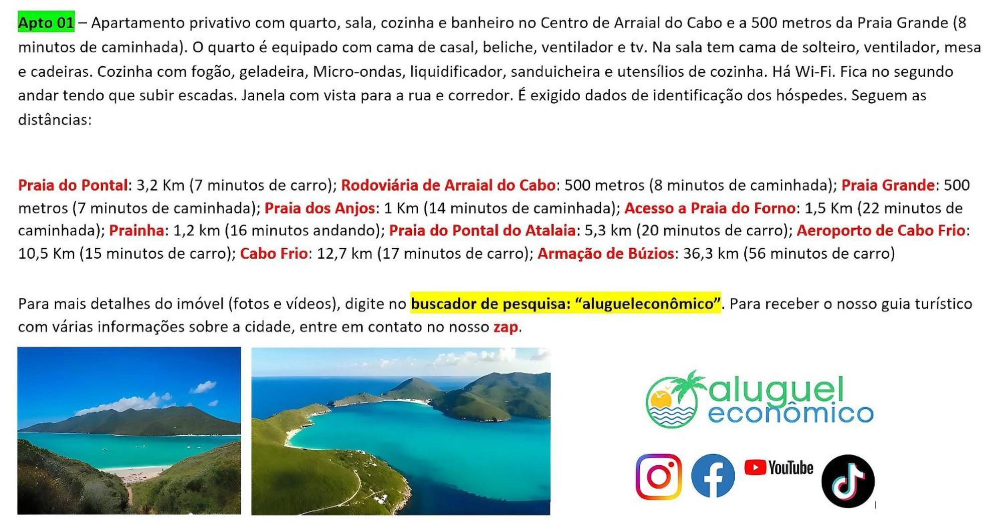 Apartment - Brisas Do Farol - Aluguel Economico *
