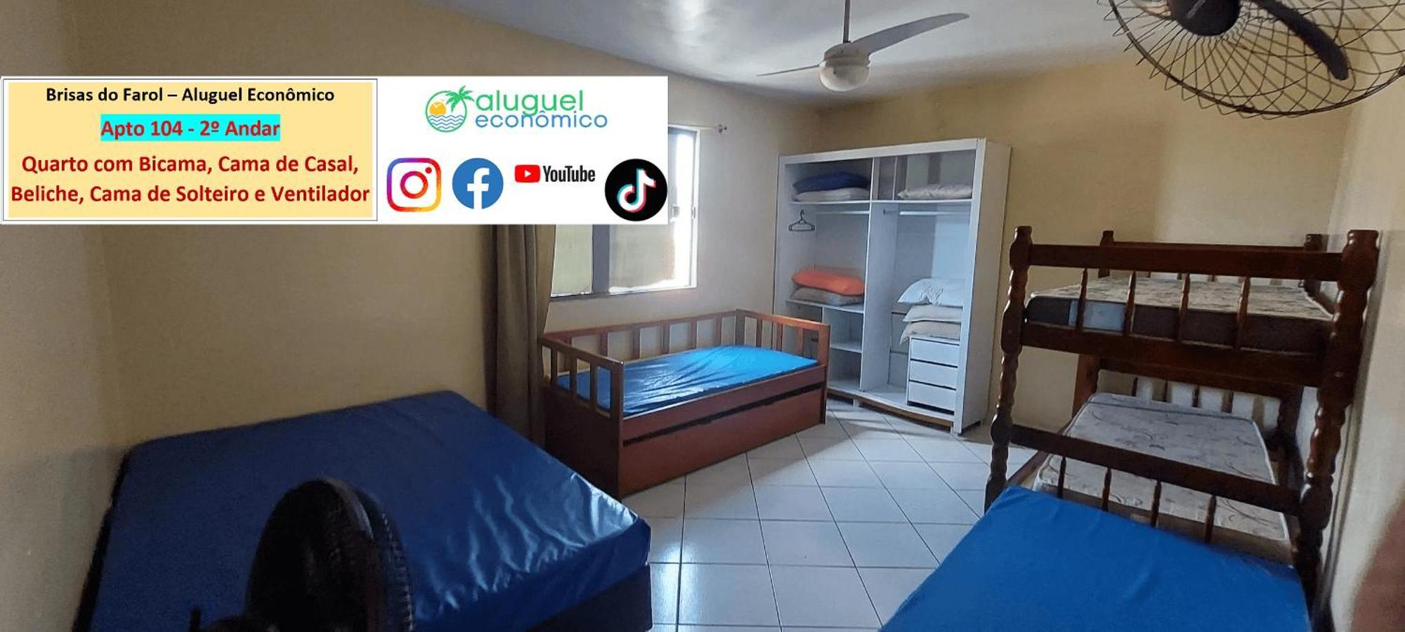 Apartment - Brisas Do Farol - Aluguel Economico *