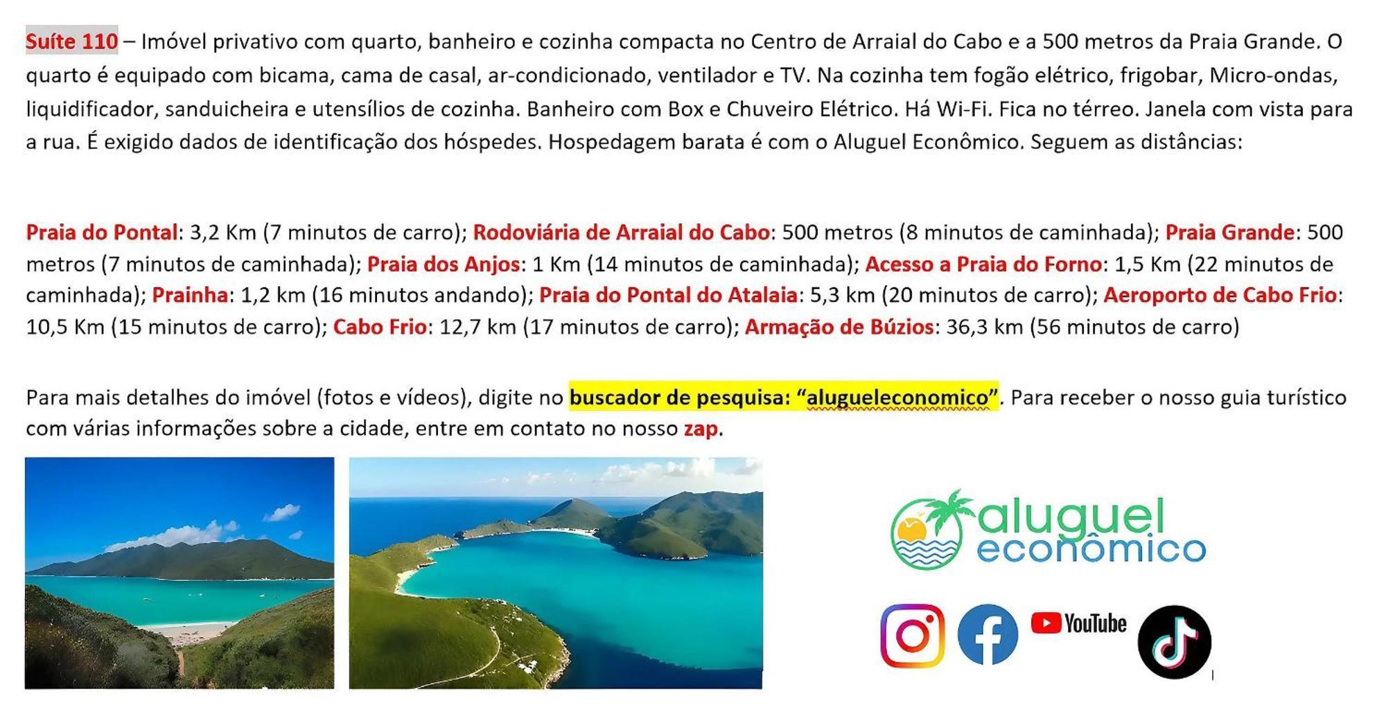 - Brisas Do Farol - Aluguel Economico Arraial do Cabo